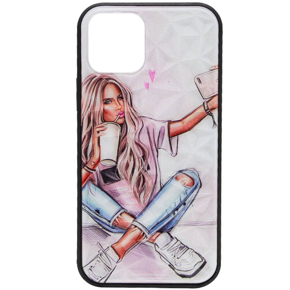 TPU+PC чехол Prisma Ladies для Apple iPhone 12 mini (5.4") Selfie