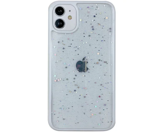 TPU+PC чехол Shiny Stars для Apple iPhone 12 mini (5.4") Белый