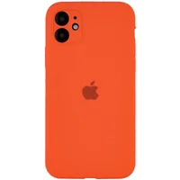 Чохол Silicone Case Full Camera Protective (AA) для Apple iPhone 12 mini (5.4 ") Помаранчевий / Kumquat