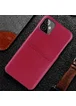 Кожаная накладка G-Case Cardcool Series для Apple iPhone 12 mini (5.4") Красный