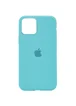 Чехол Silicone Case Full Protective (AA) для Apple iPhone 12 mini (5.4") Бирюзовый / Marine Green