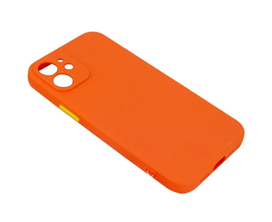 Чехол TPU Square Full Camera для Apple iPhone 12 mini (5.4") Оранжевый