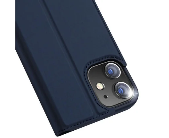 Чехол-книжка Dux Ducis с карманом для визиток для Apple iPhone 12 mini (5.4") Синий