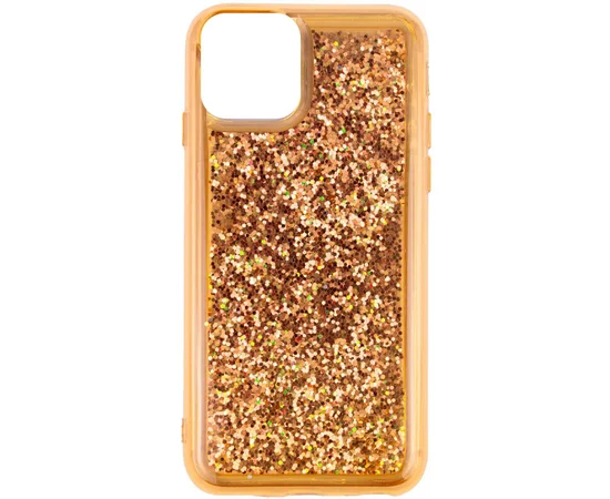 TPU+PC чехол Sparkle (glitter) для Apple iPhone 12 mini (5.4") Золотой