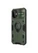 TPU+PC чехол Nillkin CamShield Armor without logo (шторка на камеру) для Apple iPhone 12 mini (5.4") Зеленый