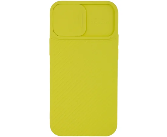 Чехол Camshield Square TPU со шторкой для камеры для Apple iPhone 12 mini (5.4") Желтый