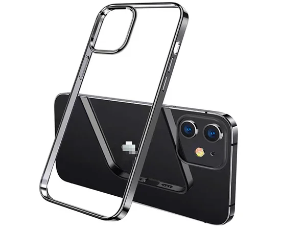 TPU чехол G-Case Shiny Series для Apple iPhone 12 mini (5.4") Черный