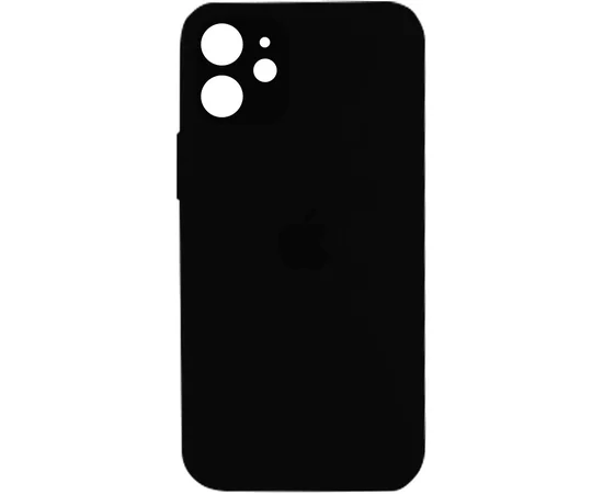 TPU+Glass чехол GLOSSY Logo Full camera для Apple iPhone 12 mini (5.4") Черный