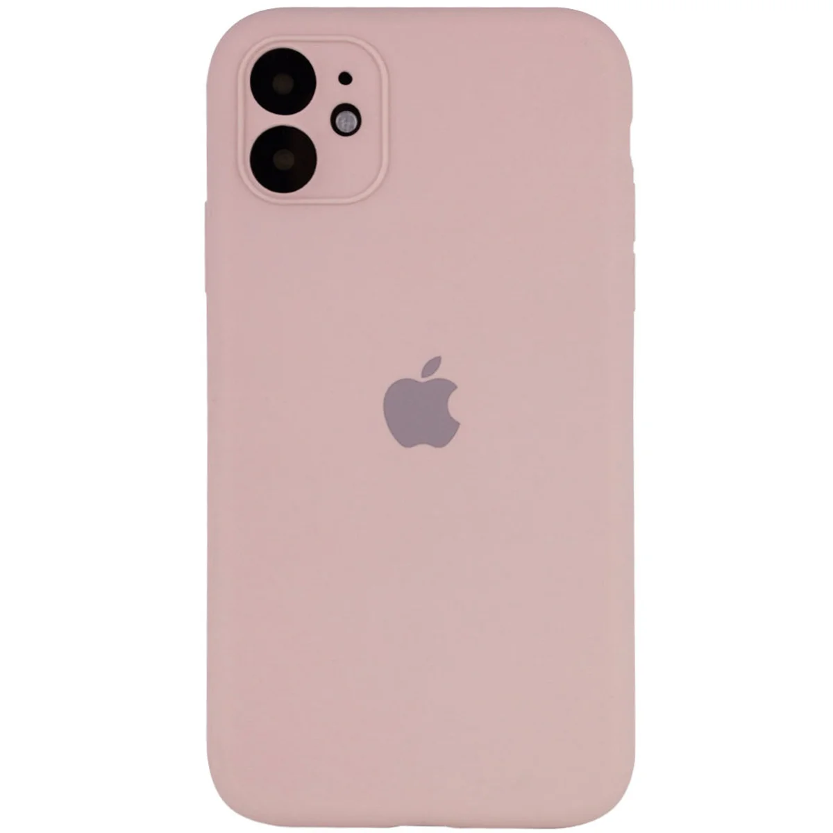 Чохол Silicone Case Full Camera Protective (AA) для Apple iPhone 12 mini (5.4 ") Рожевий / Pink Sand