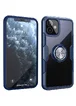 TPU+PC чехол Deen CrystalRing for Magnet (opp) для Apple iPhone 12 mini (5.4") Бесцветный / Темно-синий