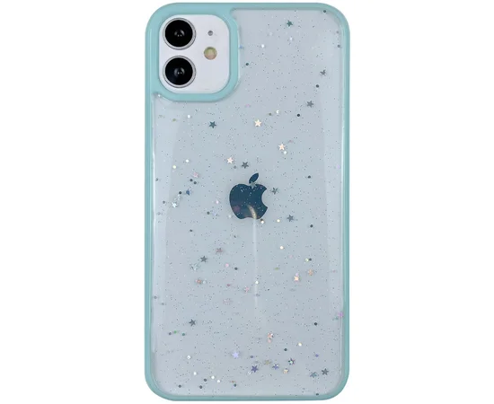 TPU+PC чехол Shiny Stars для Apple iPhone 12 mini (5.4") Мятный