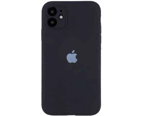 Чехол Silicone Case Full Camera Protective (AA) для Apple iPhone 12 mini (5.4") Черный / Black