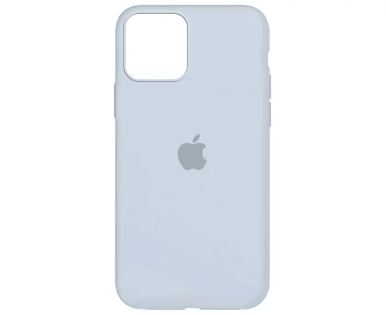 Чехол Silicone Case Full Protective (AA) для Apple iPhone 12 mini (5.4") Голубой / Mist blue