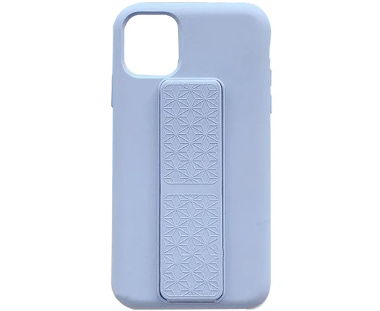 Чехол Silicone Case Hand Holder для Apple iPhone 12 mini (5.4") Сиреневый / Dasheen