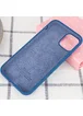 Чехол Silicone Case Full Protective (AA) для Apple iPhone 12 mini (5.4") Синий / Navy Blue