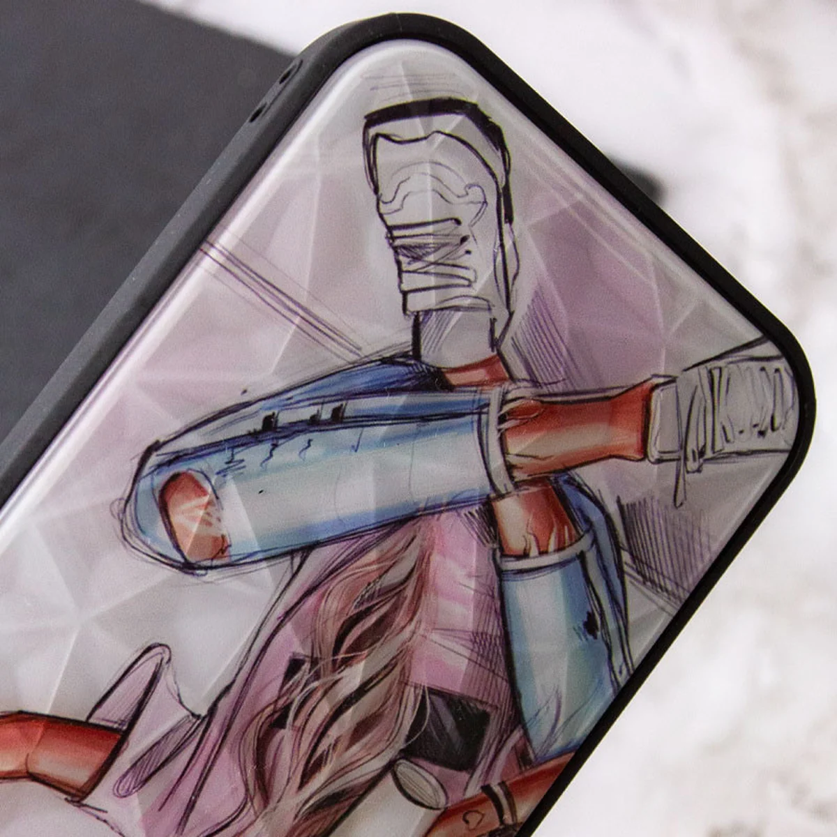 TPU+PC чехол Prisma Ladies для Apple iPhone 12 mini (5.4") Selfie