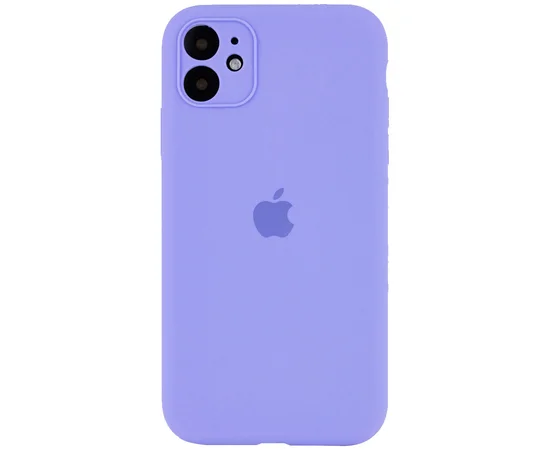 Чехол Silicone Case Full Camera Protective (AA) для Apple iPhone 12 mini (5.4") Сиреневый / Dasheen