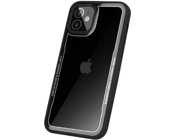 TPU+PC чехол G-Case Shock Crystal для Apple iPhone 12 mini (5.4") Черный