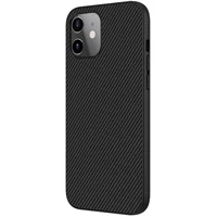 Карбоновая накладка Nillkin Synthetic Fiber series для Apple iPhone 12 mini (5.4") Черный