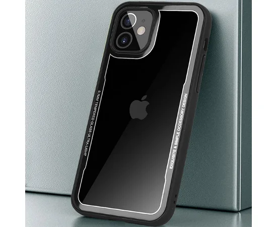 TPU+PC чехол G-Case Shock Crystal для Apple iPhone 12 mini (5.4") Черный