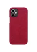 Кожаный чехол (книжка) Nillkin Qin Series для Apple iPhone 12 mini (5.4") Красный