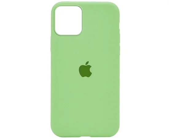 Чехол Silicone Case Full Protective (AA) для Apple iPhone 12 mini (5.4") Мятный / Mint