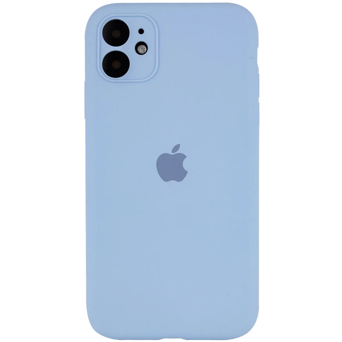 Чохол Silicone Case Full Camera Protective (AA) для Apple iPhone 12 mini (5.4 ") Блакитний / Lilac Blue