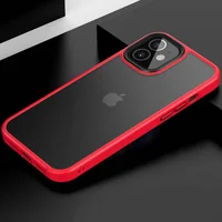 TPU + PC чохол Metal Buttons для Apple iPhone 12 mini (5.4 ") Червоний