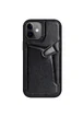 Кожаная накладка Nillkin Aoge (с карманом) для Apple iPhone 12 mini (5.4") Черный