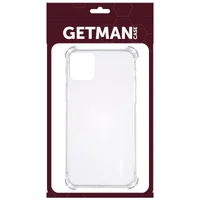TPU чохол GETMAN Ease logo посилені кути для Apple iPhone 12 mini (5.4 ") Прозорий / Transparent