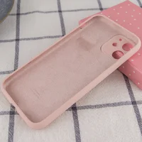 Чохол Silicone Case Full Camera Protective (AA) для Apple iPhone 12 mini (5.4 ") Рожевий / Pink Sand