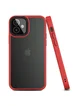 TPU+PC чехол Metal Buttons для Apple iPhone 12 mini (5.4") Красный
