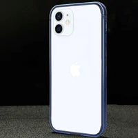 Metal+PC Бампер G-Case The Grand Series для Apple iPhone 12 mini (5.4") Синий