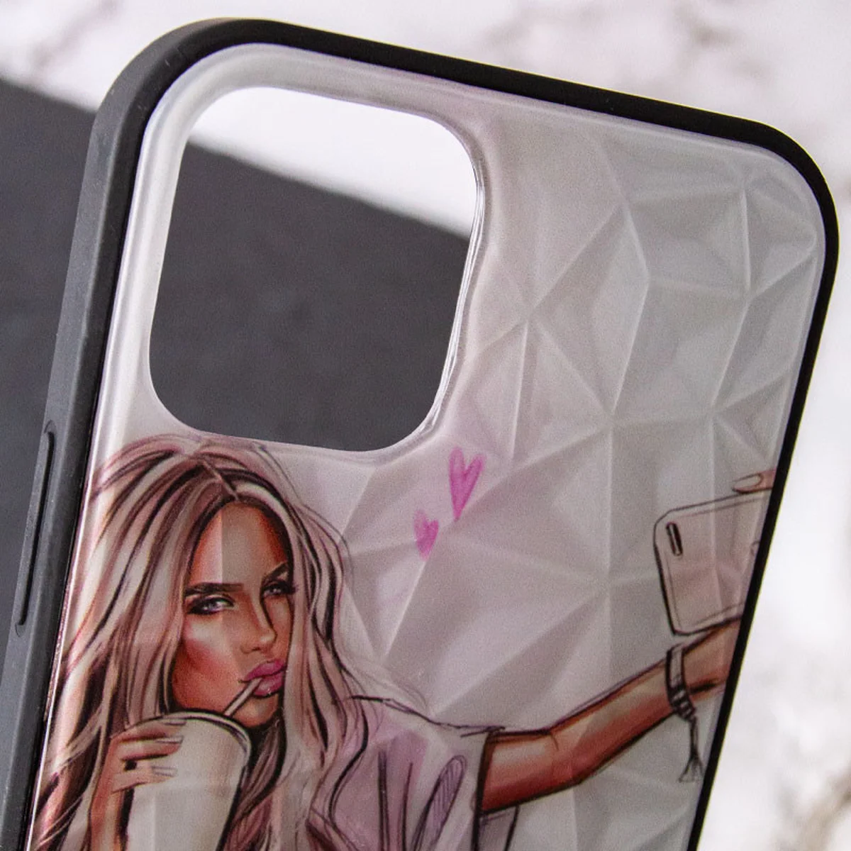 TPU+PC чехол Prisma Ladies для Apple iPhone 12 mini (5.4") Selfie