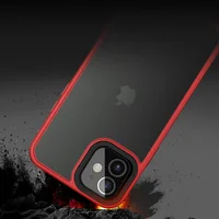 TPU + PC чохол Metal Buttons для Apple iPhone 12 mini (5.4 ") Червоний