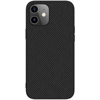 Карбоновая накладка Nillkin Synthetic Fiber series для Apple iPhone 12 mini (5.4") Черный