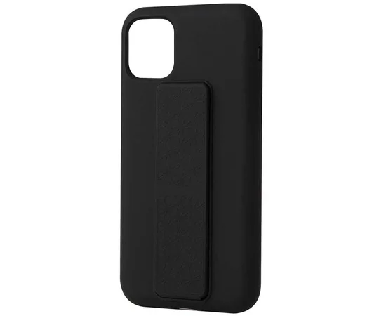 Чехол Silicone Case Hand Holder для Apple iPhone 12 mini (5.4") Черный / Black