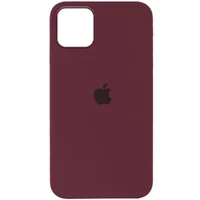 Чохол Silicone Case Full Protective (AA) для Apple iPhone 12 mini (5.4 ") Бордовий / Plum