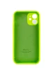 Чехол Silicone Case Full Camera Protective (AA) для Apple iPhone 12 mini (5.4") Салатовый / Neon green