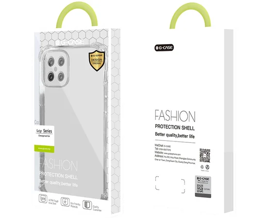 TPU чехол G-Case Lcy Resistant для Apple iPhone 12 mini (5.4") Прозрачный