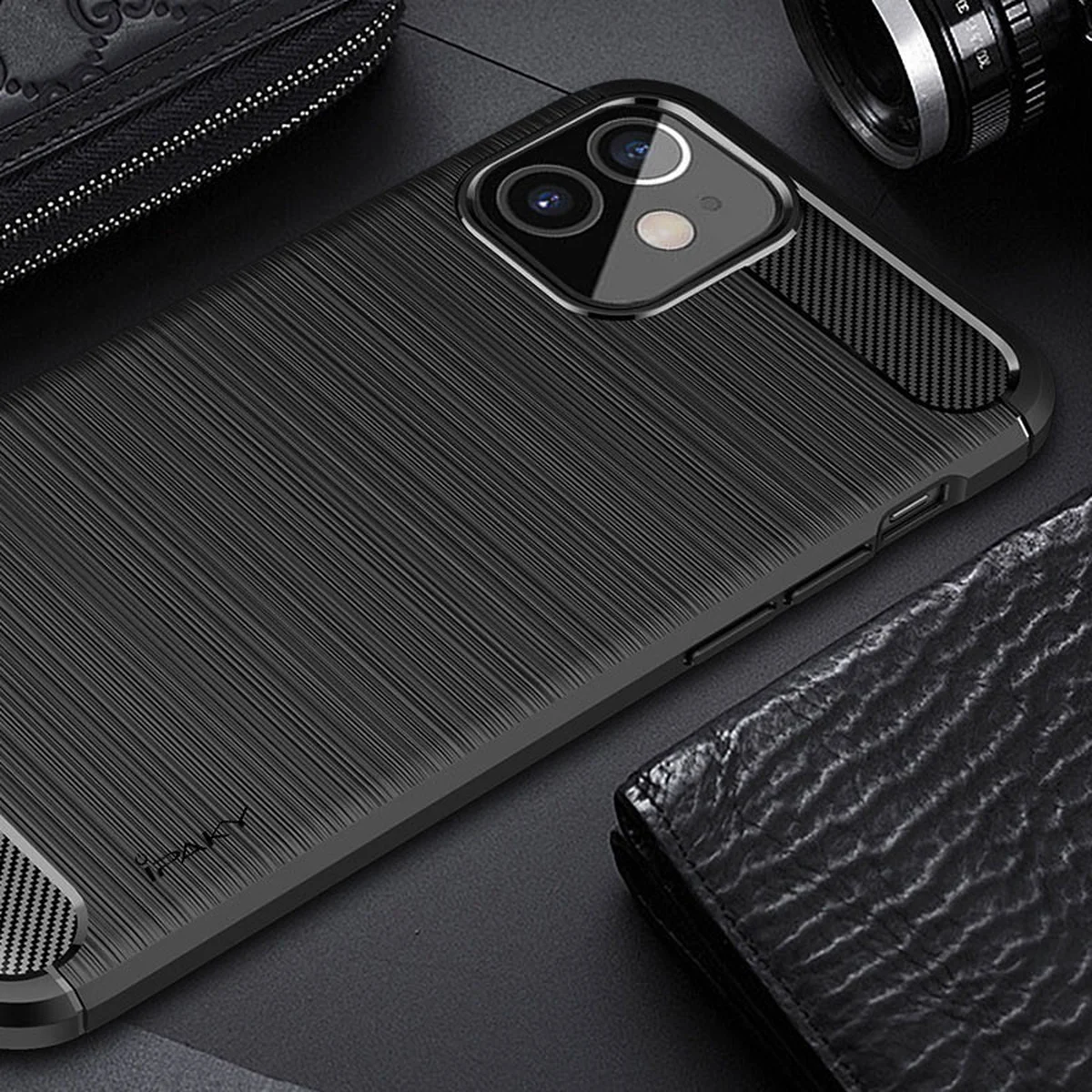 TPU чохол iPaky Slim Series для Apple iPhone 12 mini (5.4 ") Чорний