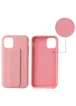 Чехол Silicone Case Hand Holder для Apple iPhone 12 mini (5.4") Розовый / Pink