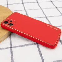 Шкіряний чохол Xshield для Apple iPhone 12 mini (5.4 ") Червоний / Red