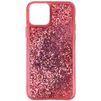 TPU+PC чехол Sparkle (glitter) для Apple iPhone 12 mini (5.4") Красный