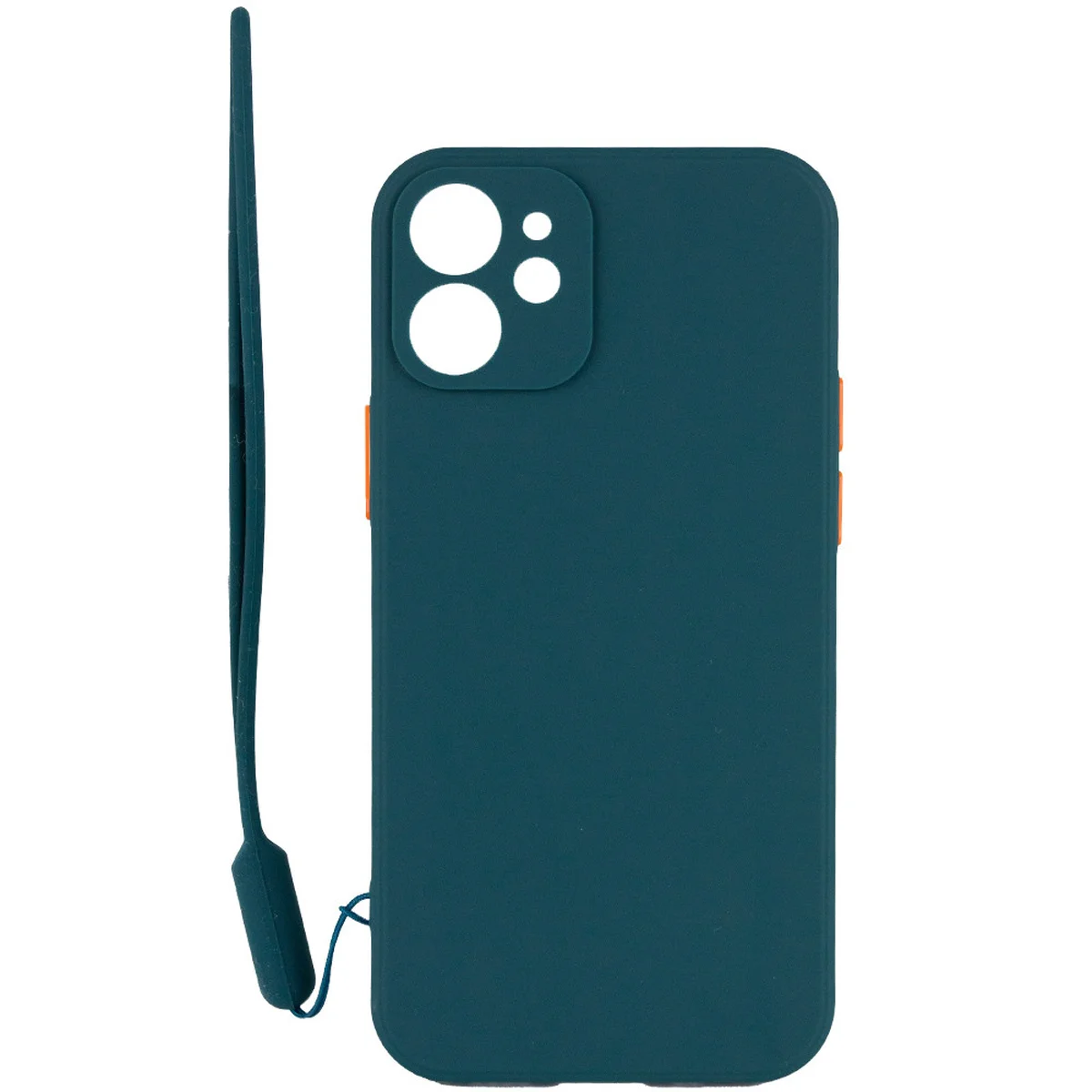 Чехол TPU Square Full Camera для Apple iPhone 12 mini (5.4") Зеленый