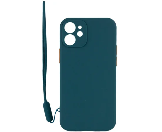 Чехол TPU Square Full Camera для Apple iPhone 12 mini (5.4") Зеленый