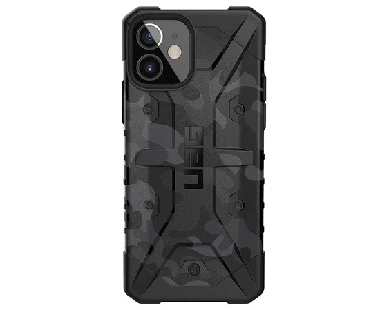 Ударопрочный чехол UAG Pathfinder камуфляж для Apple iPhone 12 mini (5.4") Серый