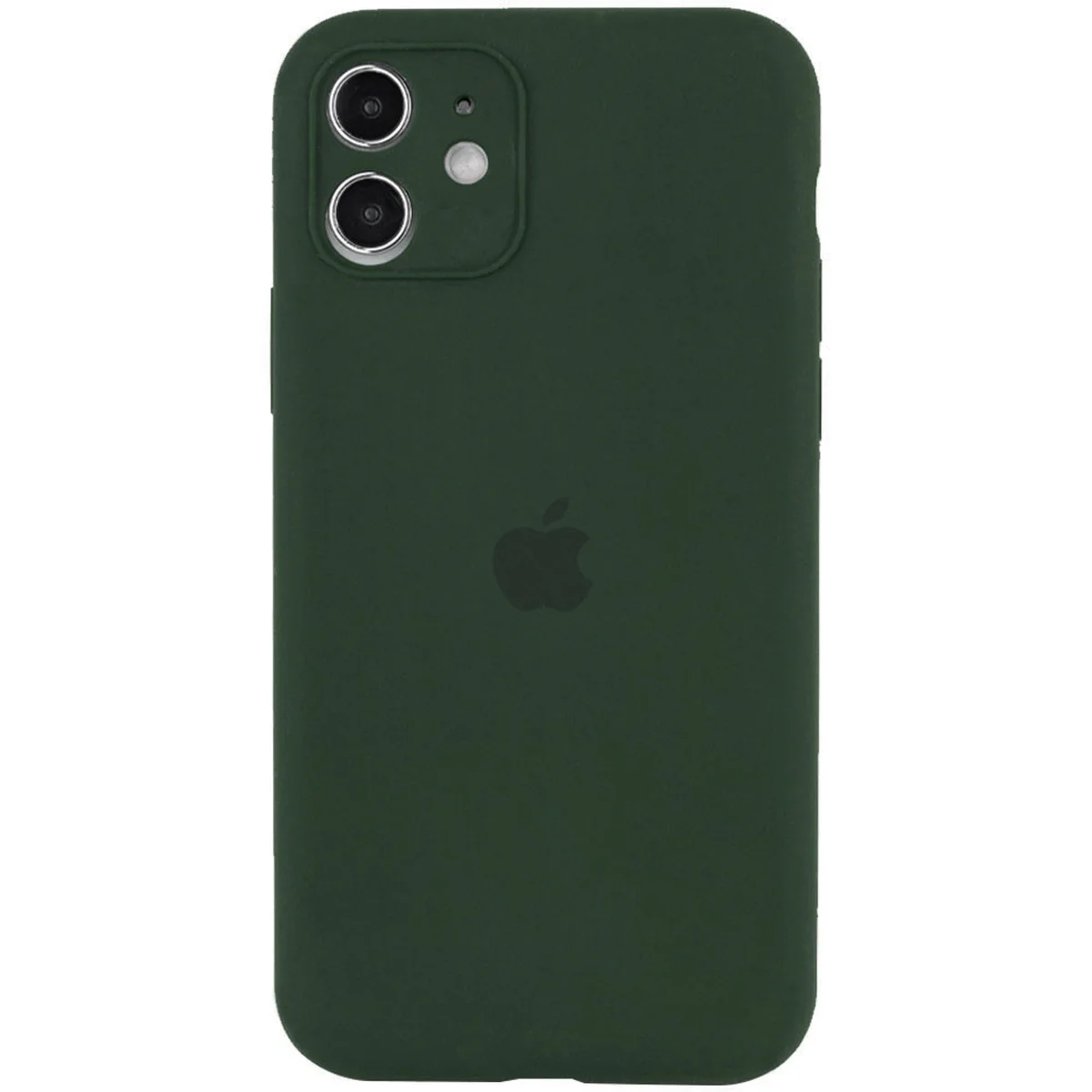 Чехол Silicone Case Full Camera Protective (AA) для Apple iPhone 12 mini (5.4") Зеленый / Cyprus Green