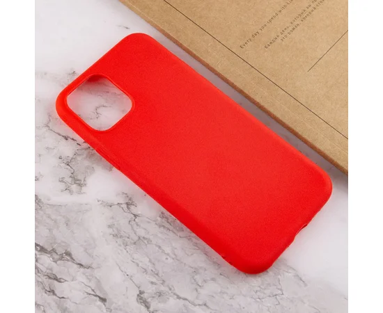 Силиконовый чехол Candy для Apple iPhone 12 mini (5.4") Красный