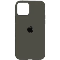 Чехол Silicone Case Full Protective (AA) для Apple iPhone 12 mini (5.4") Зеленый / Dark Olive
